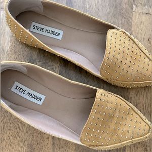 Steve Madden point-toe flats - Gold - 8